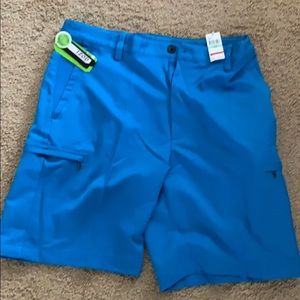 Izod cloisonne blue golf shorts